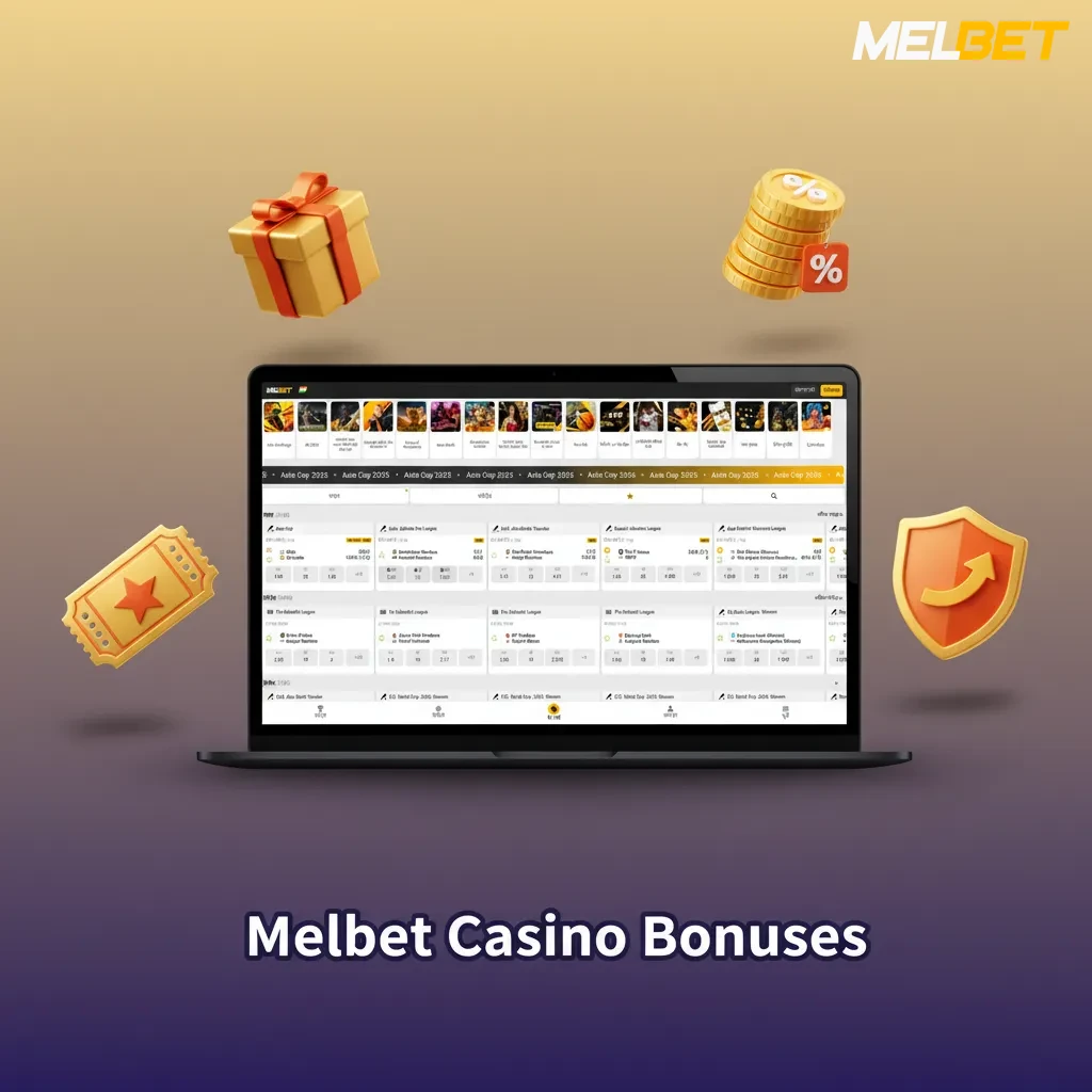 Melbet Casino Bonuses: weekly slot reloads, daily free spins, live cashback, Drops & Wins, and game tournaments.